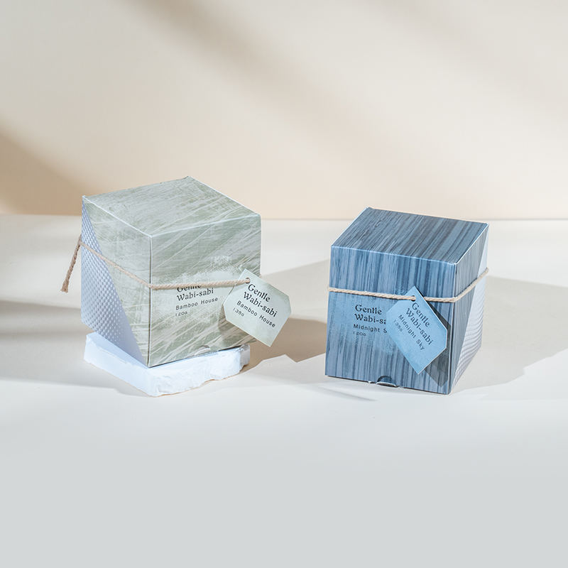 ถ้วยเทียนแก้วกลมมีลายแนวตั้งเทียนหอม-ผู้จำหน่ายเทียนไขถั่วเหลืองเชิงนิเวศ